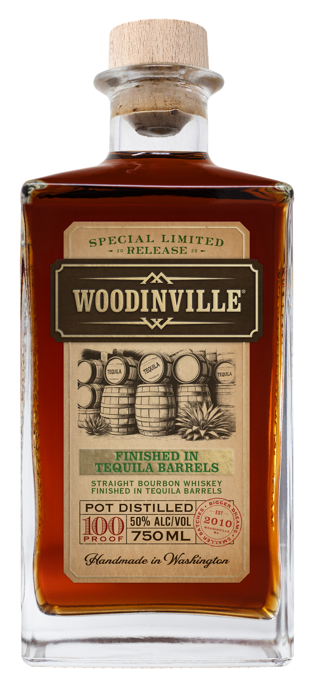 Announcing Woodinville Straight Bourbon Finished in Tequila Barrels