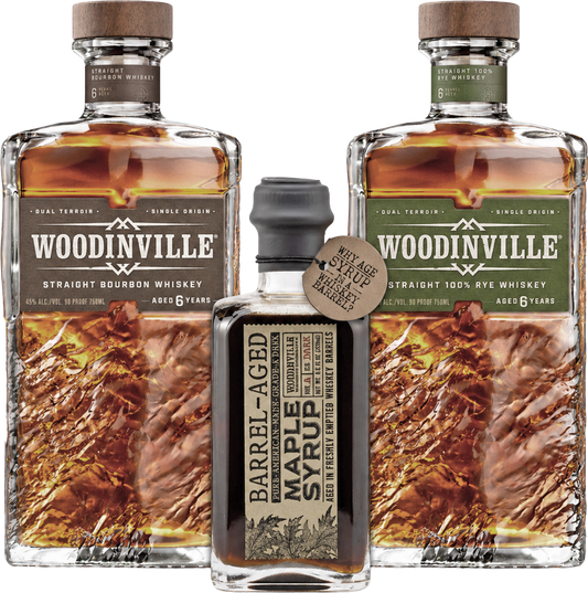 Woodinville Bourbon, Rye and Syrup Bundle