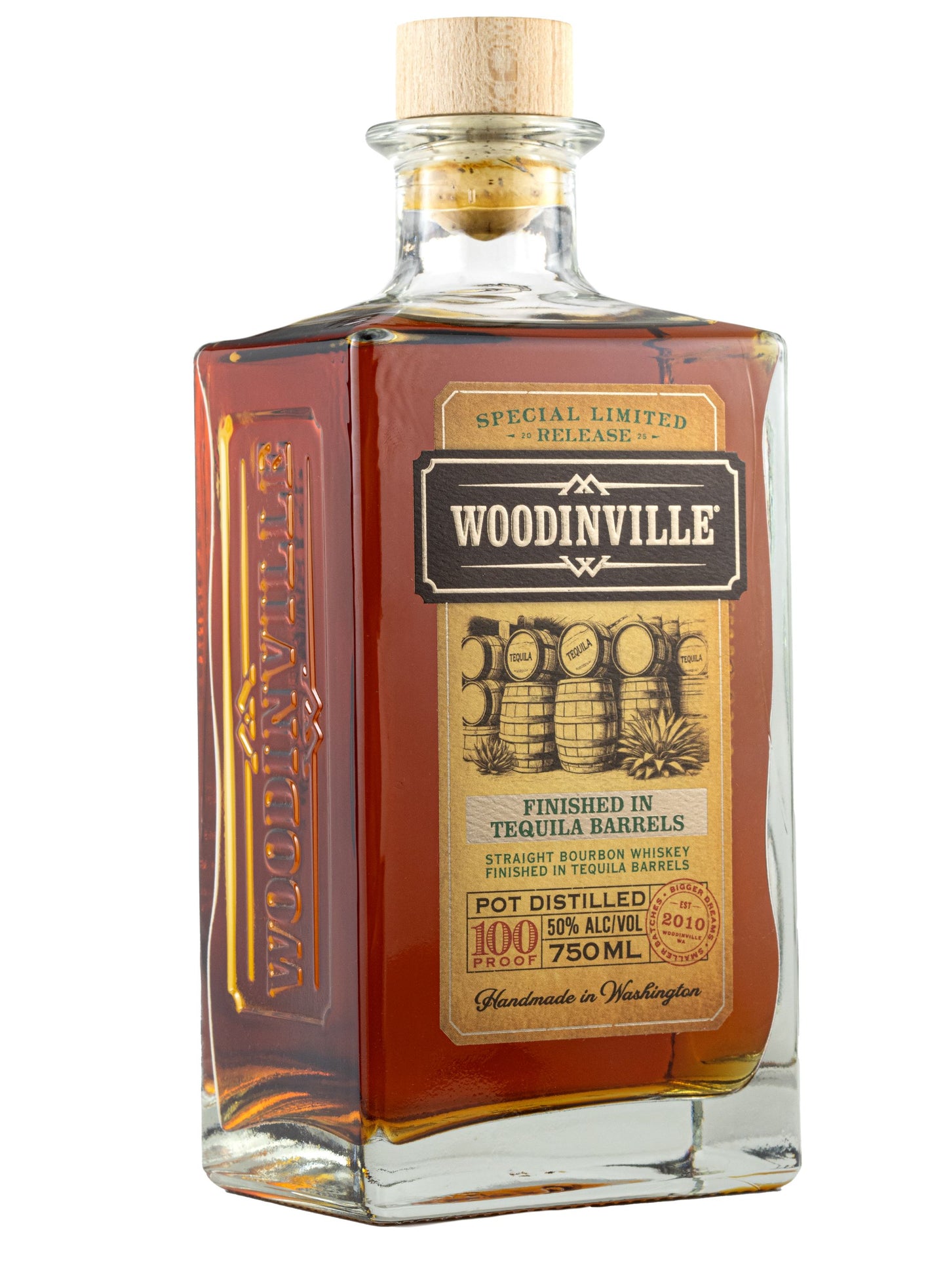 Woodinville Straight Bourbon Finished in Tequila Barrels
