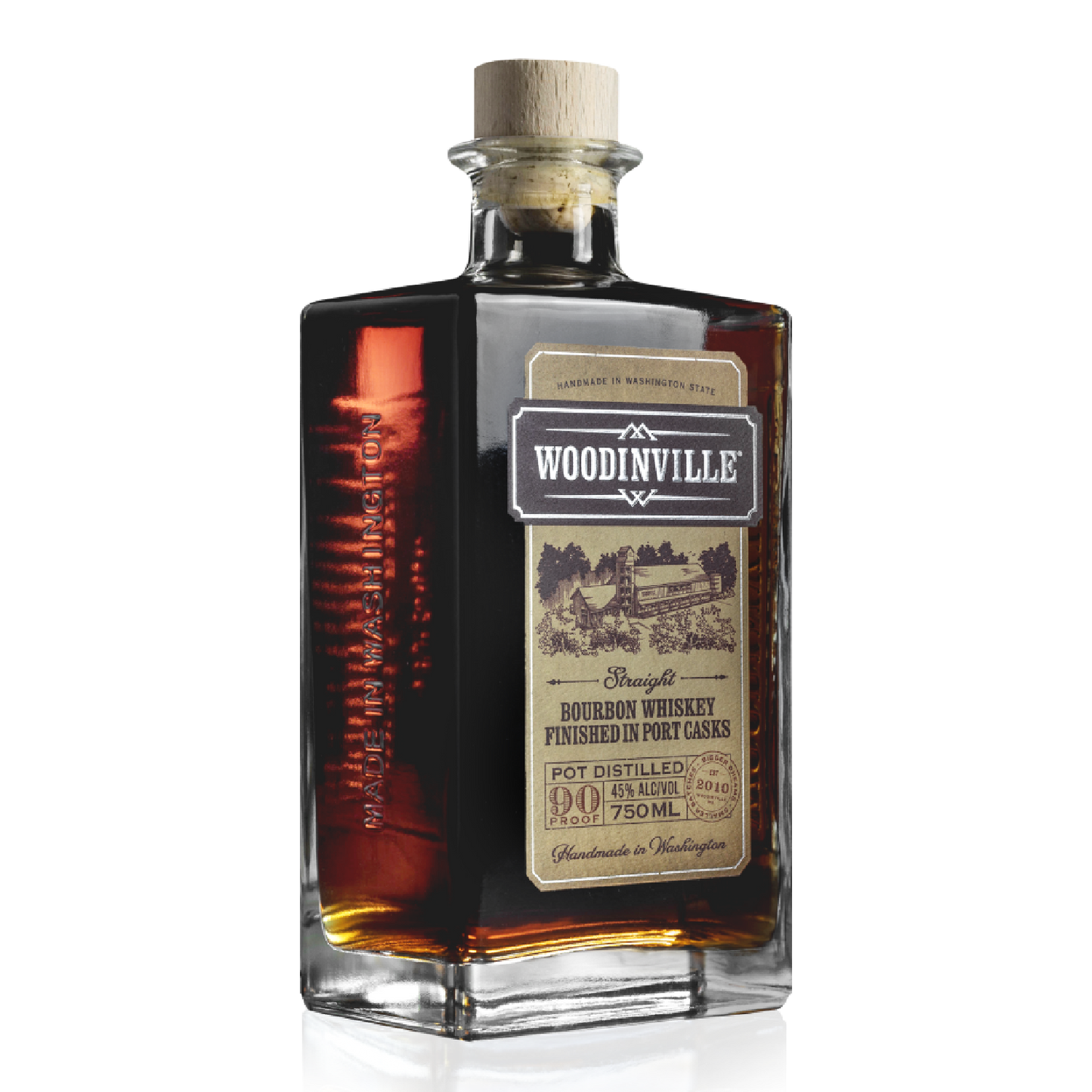 Straight Bourbon Whiskey Finished in Port Barrels