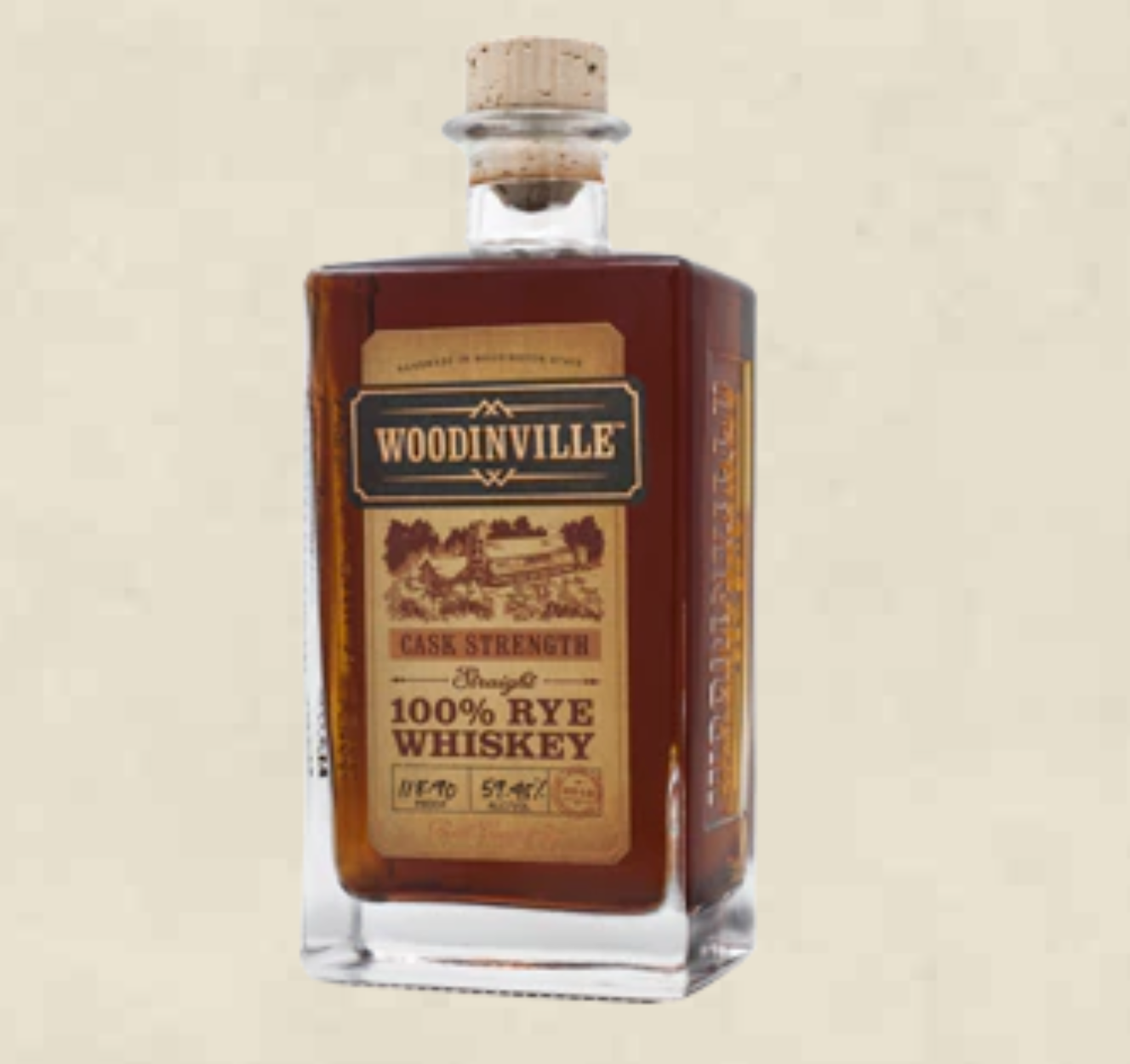 WOODINVILLE® Cask Strength Straight 100% Rye Whiskey