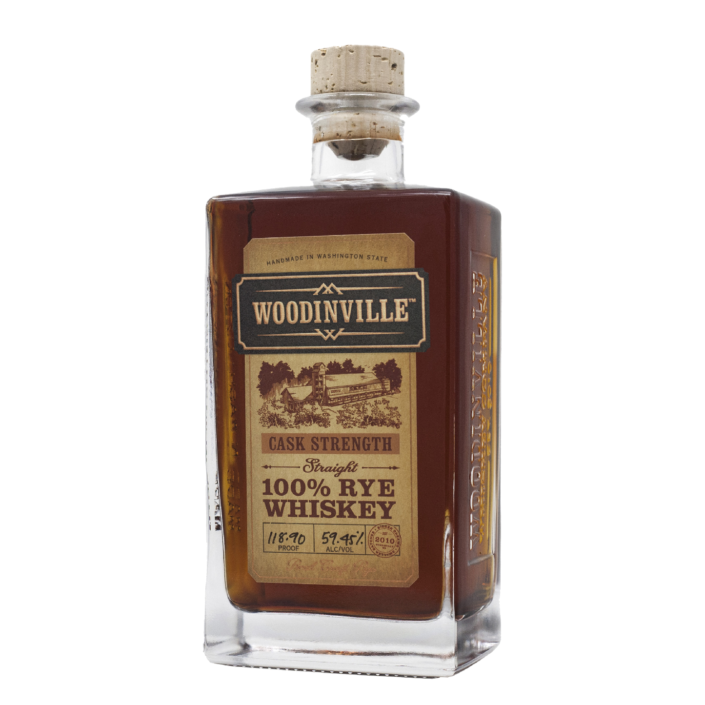 WOODINVILLE® Cask Strength Straight 100% Rye Whiskey